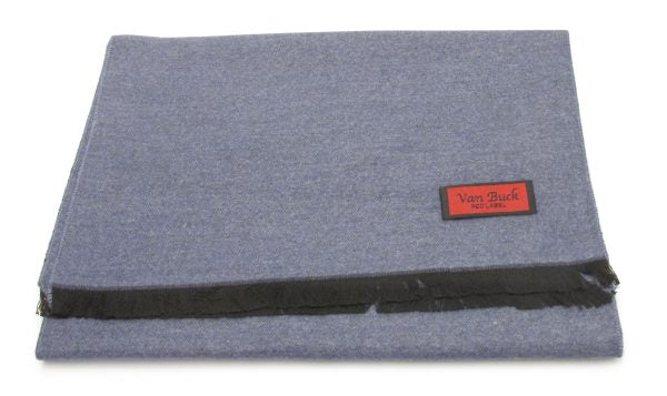 Brushed viscose plain reversible scarf