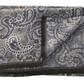 Brushed viscose paisley scarf