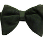 velvet bat wing bow tie