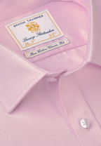 Long sleeve pink shirt Double Cuff