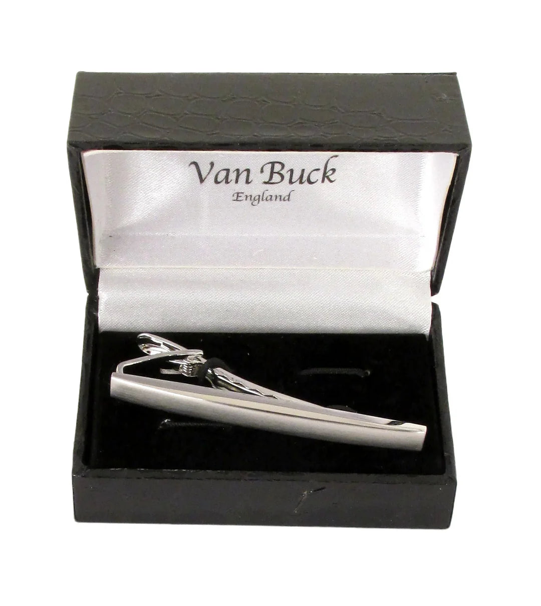 Van buck Plain gold/silver tie clip