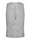 Sandlar Double Breasted waistcoat c31202.060 Silver/Grey