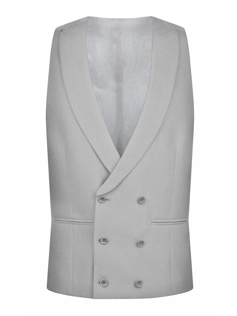 Sandlar Double Breasted waistcoat c31202.060 Silver/Grey