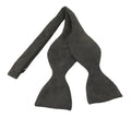 Bow Tie - Van Buck Black Paisley Self Tie