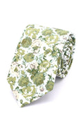 beautiful sage floral tie and pocket square T4048/3