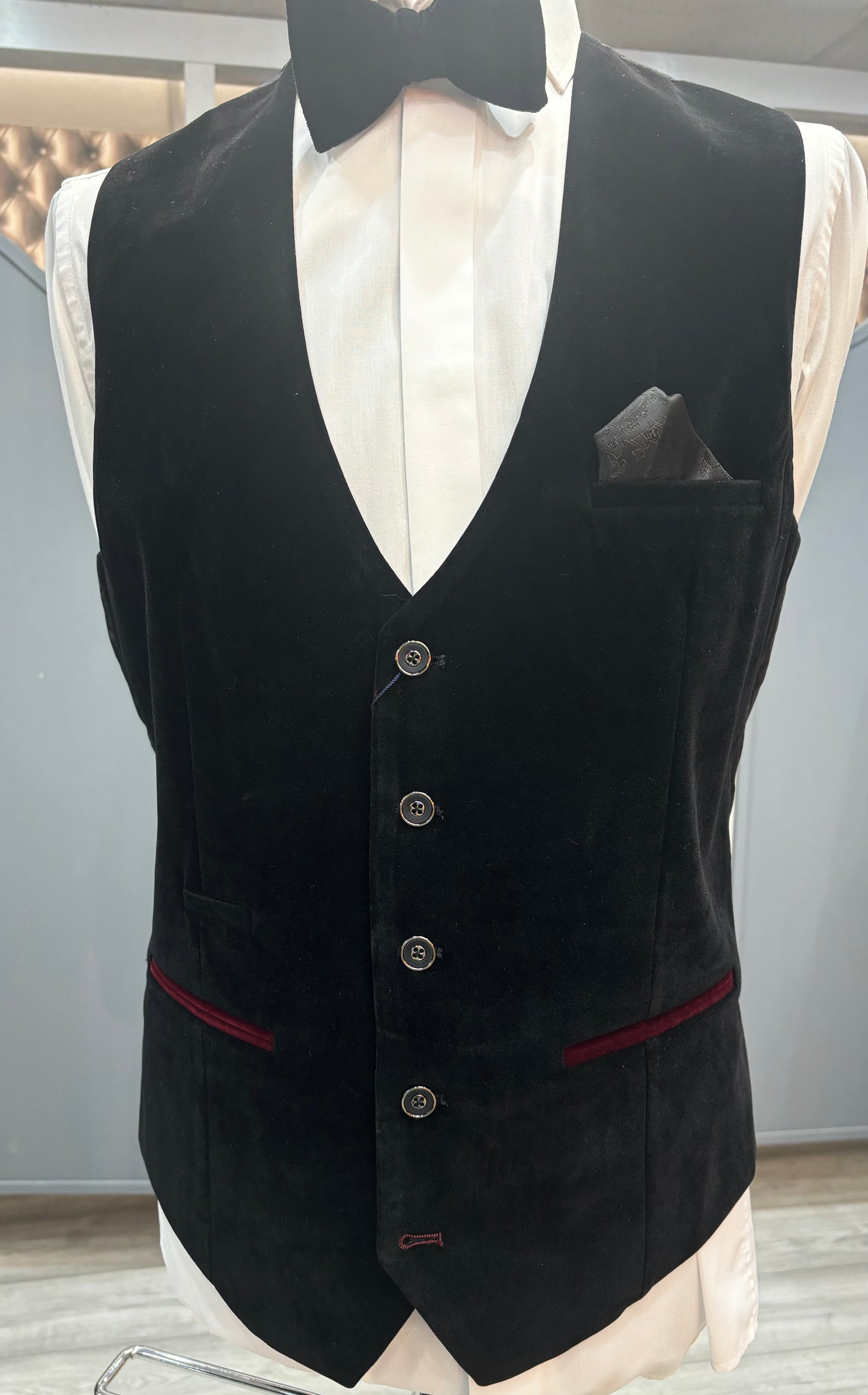 Hudson velvet waistcoat