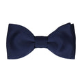 Van Buck Satin Navy Bow Tie