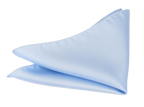 Van Buck Sky Blue Satin Tie and Pocket Square