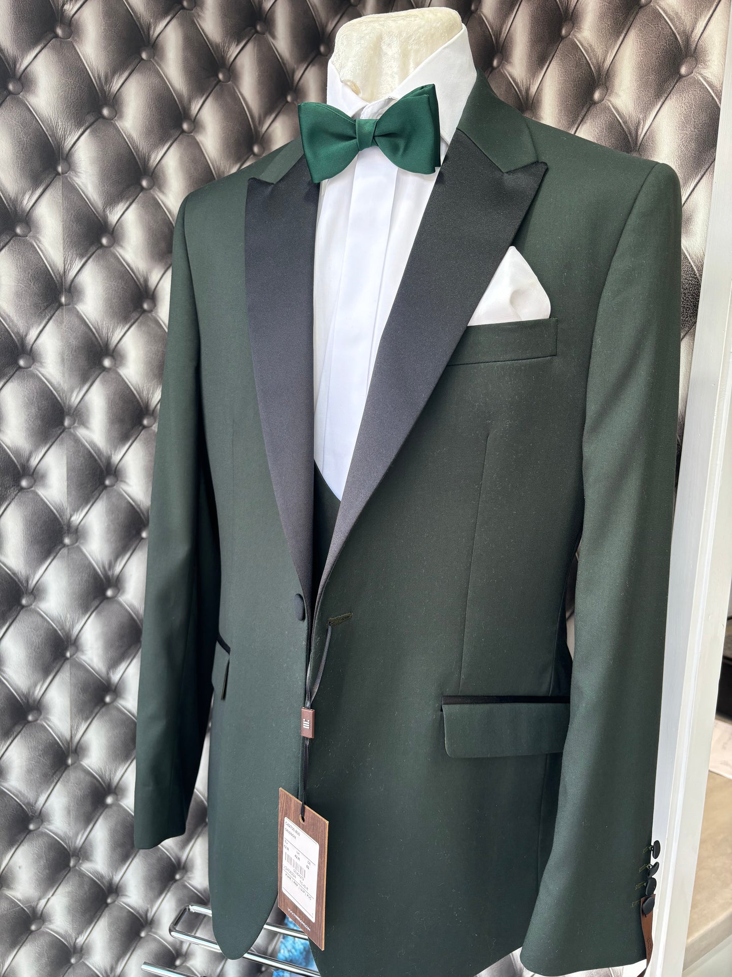 Green/blue tux waistcoat