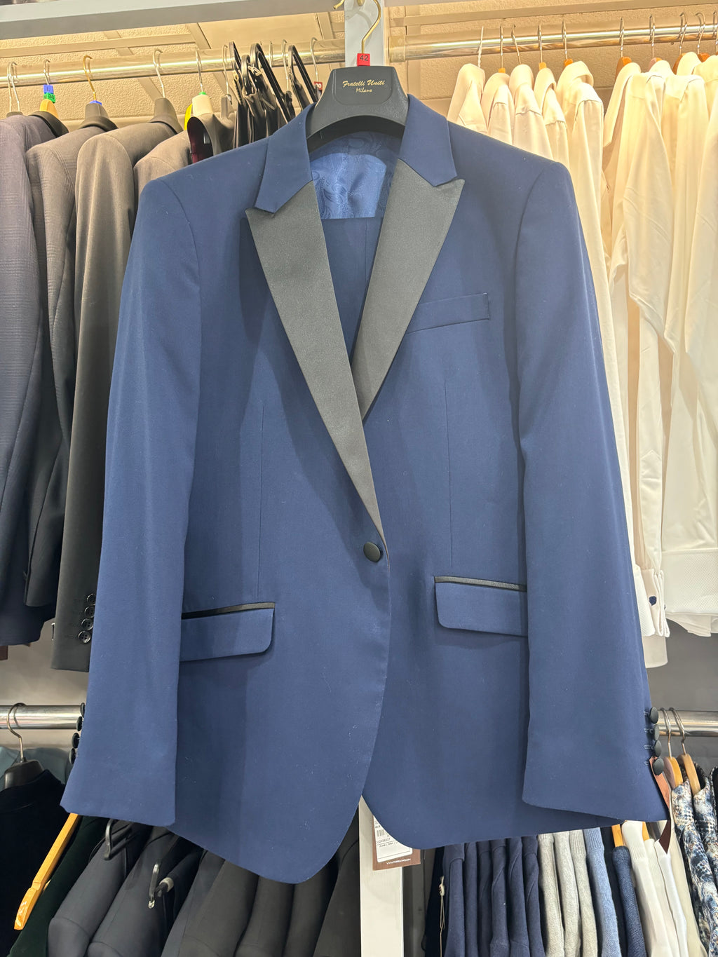 Graf Green/blue tux trousers