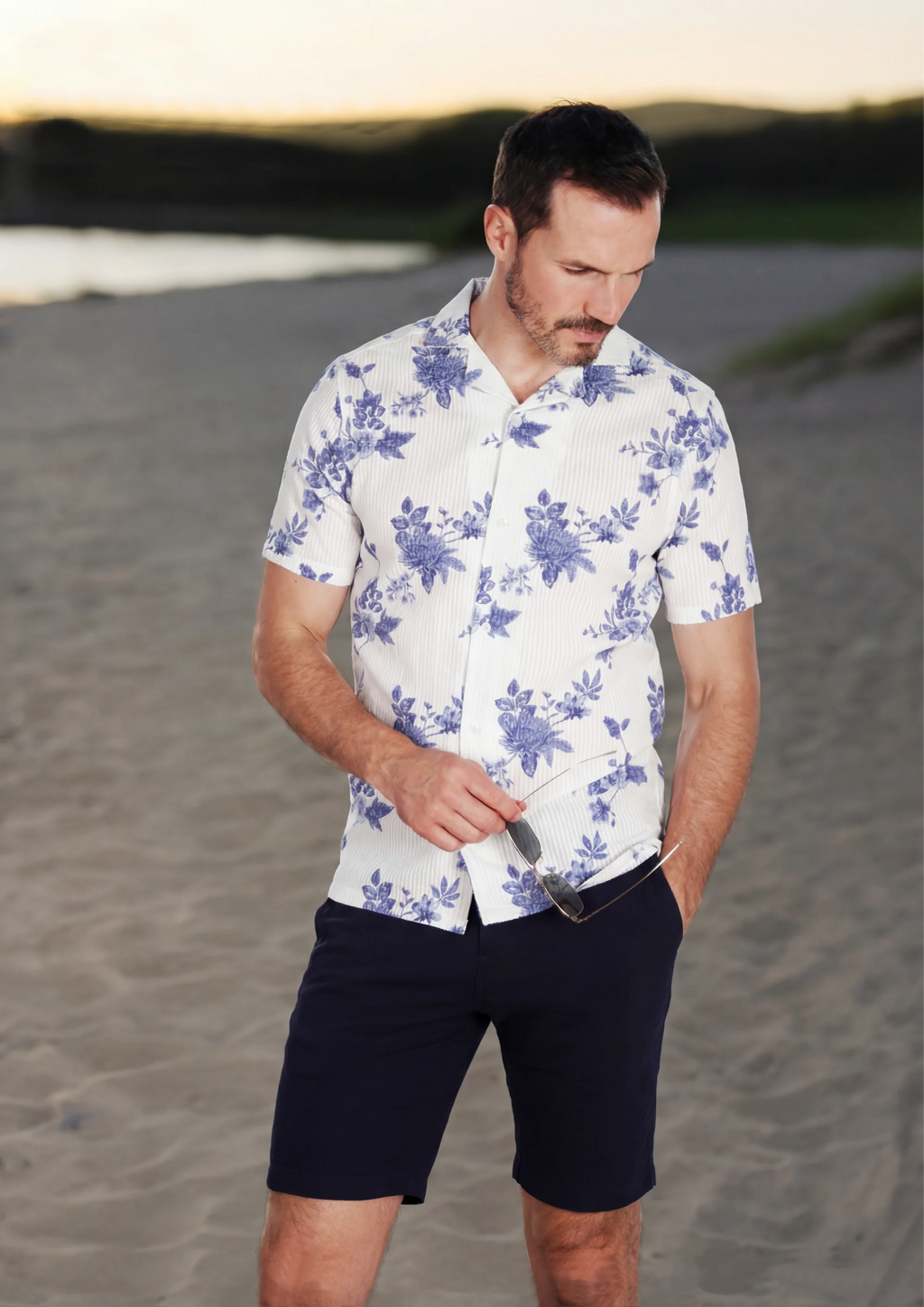 Galaxy White Short Sleeve Shirt