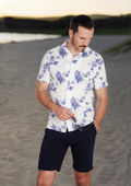 Galaxy White Short Sleeve Shirt