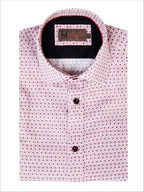 Sol White Red Short Sleeve Shirt