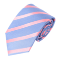 Van Buck Sky Pink Silk Stripe Tie