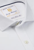 Tailored Fit White Double Cuff Shirt
