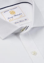 Tailored Fit White Double Cuff Shirt