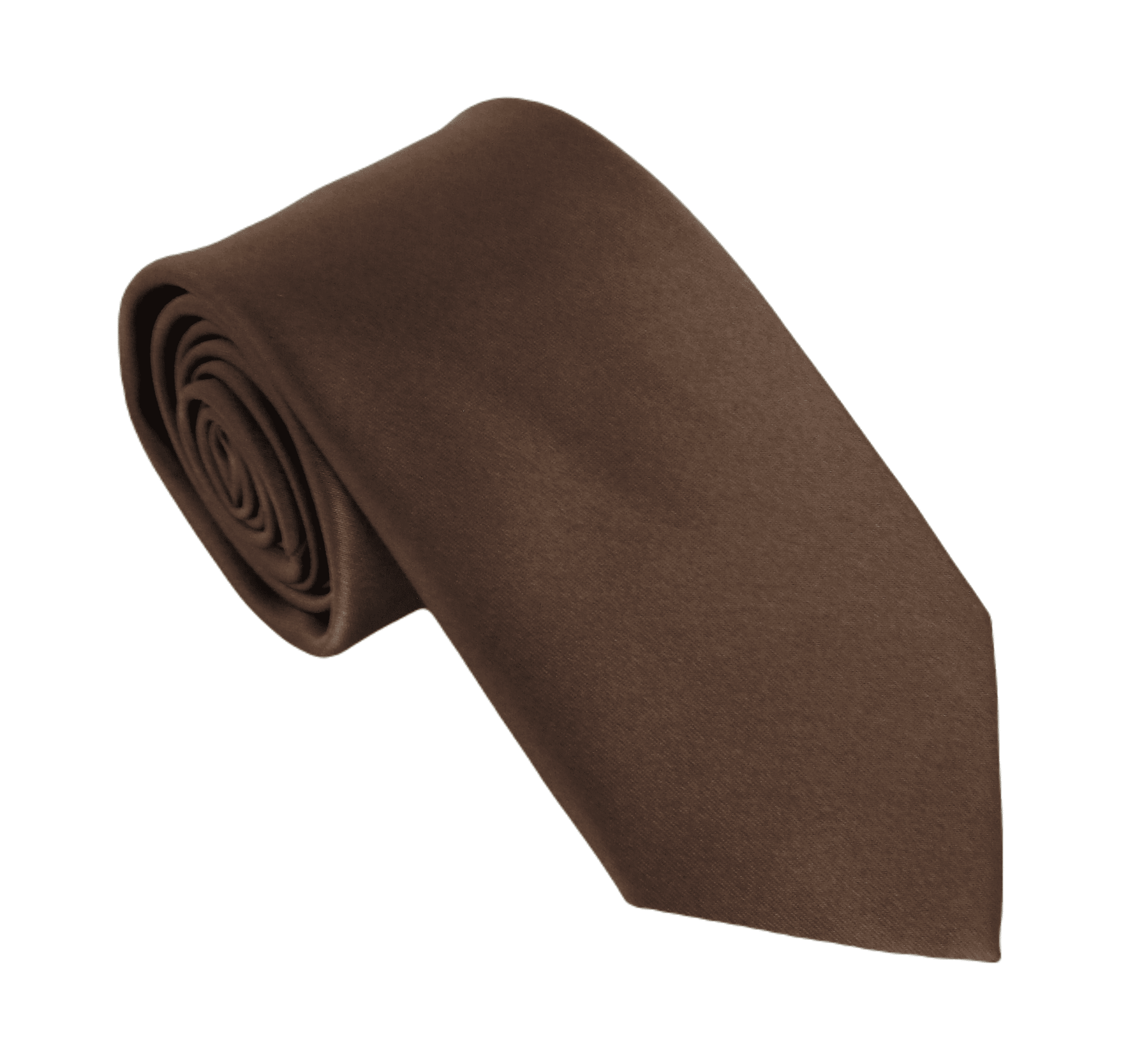 Van Buck Chocolate Brown Tie and Square