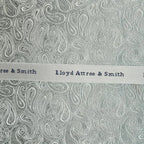 Wedding Paisley Tie and Matching Square Silver