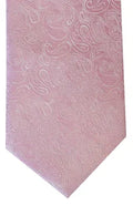 Wedding Paisley Tie and Square Pink
