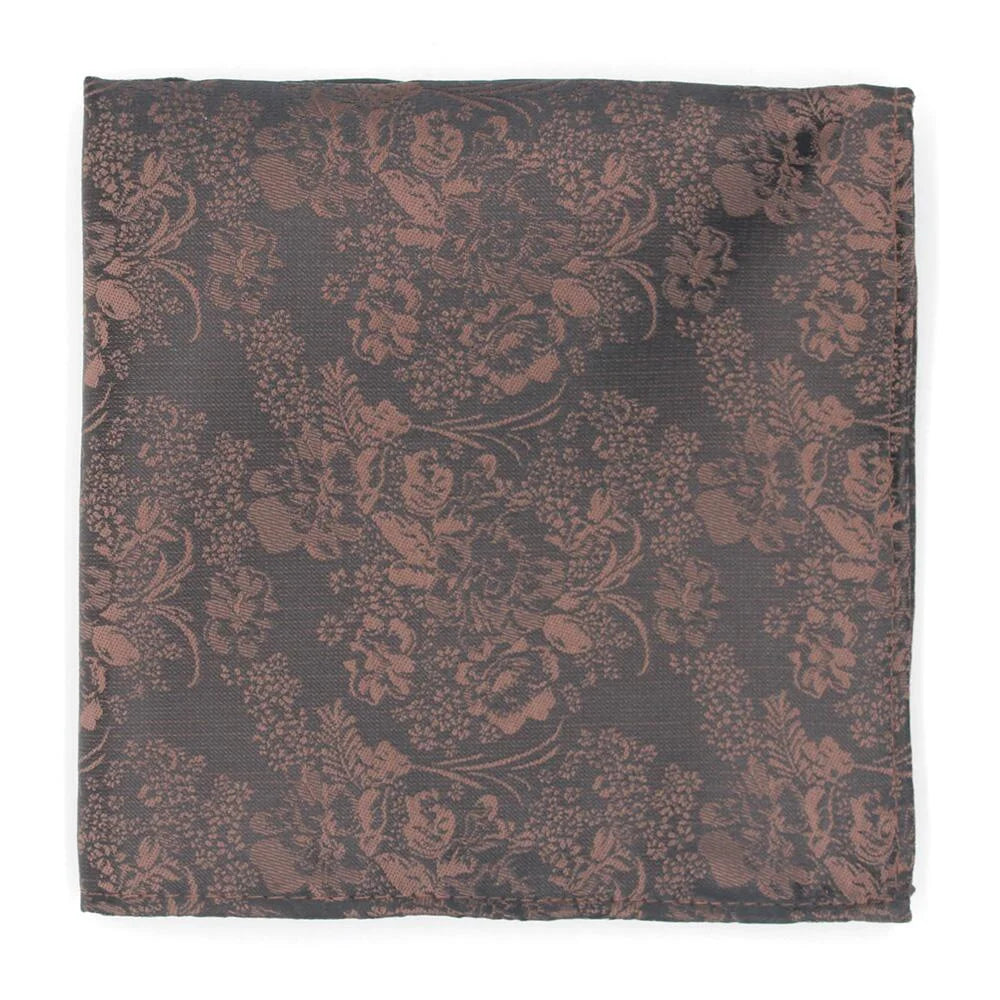 Pretty Floral Tie and Square Bark
