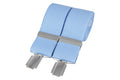 Sky Blue plain 35mm silver clip braces – British Made