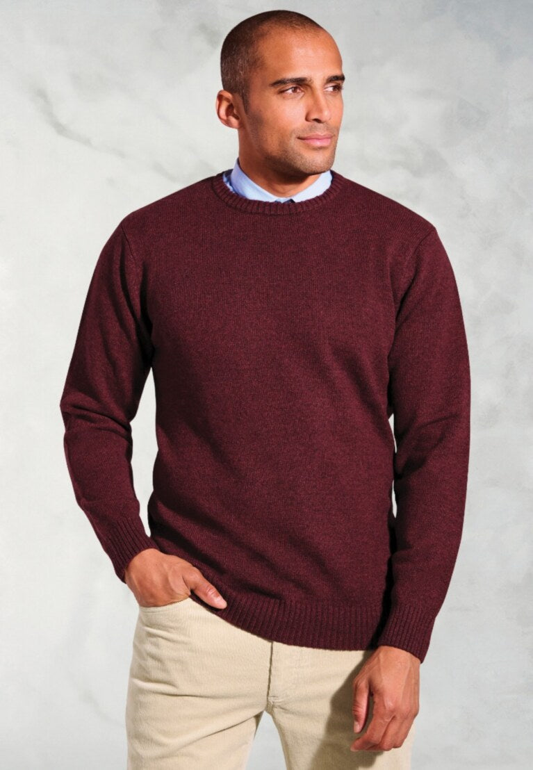 Lambswool Blend Crew Neck Jumper