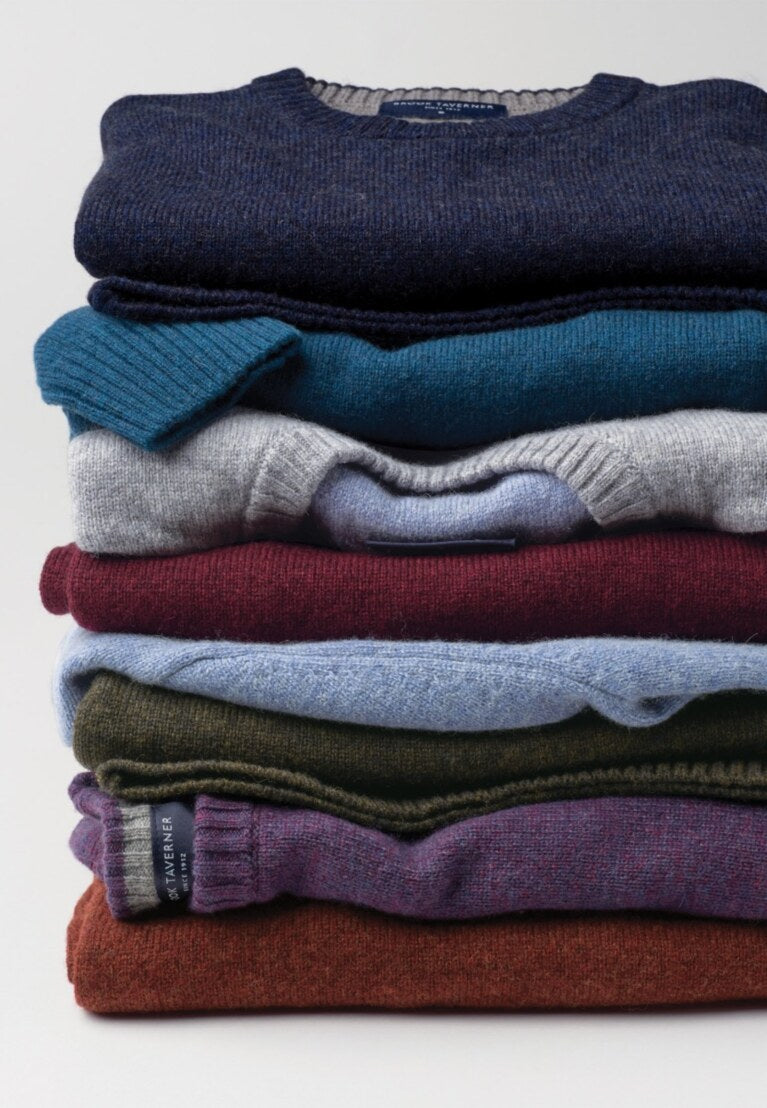 Lambswool Blend Crew Neck Jumper