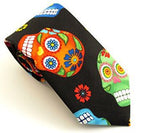Van Buck Day of the Dead Skull Tie