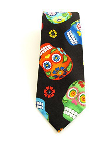 Van Buck Day of the Dead Skull Tie