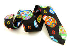Van Buck Day of the Dead Skull Tie