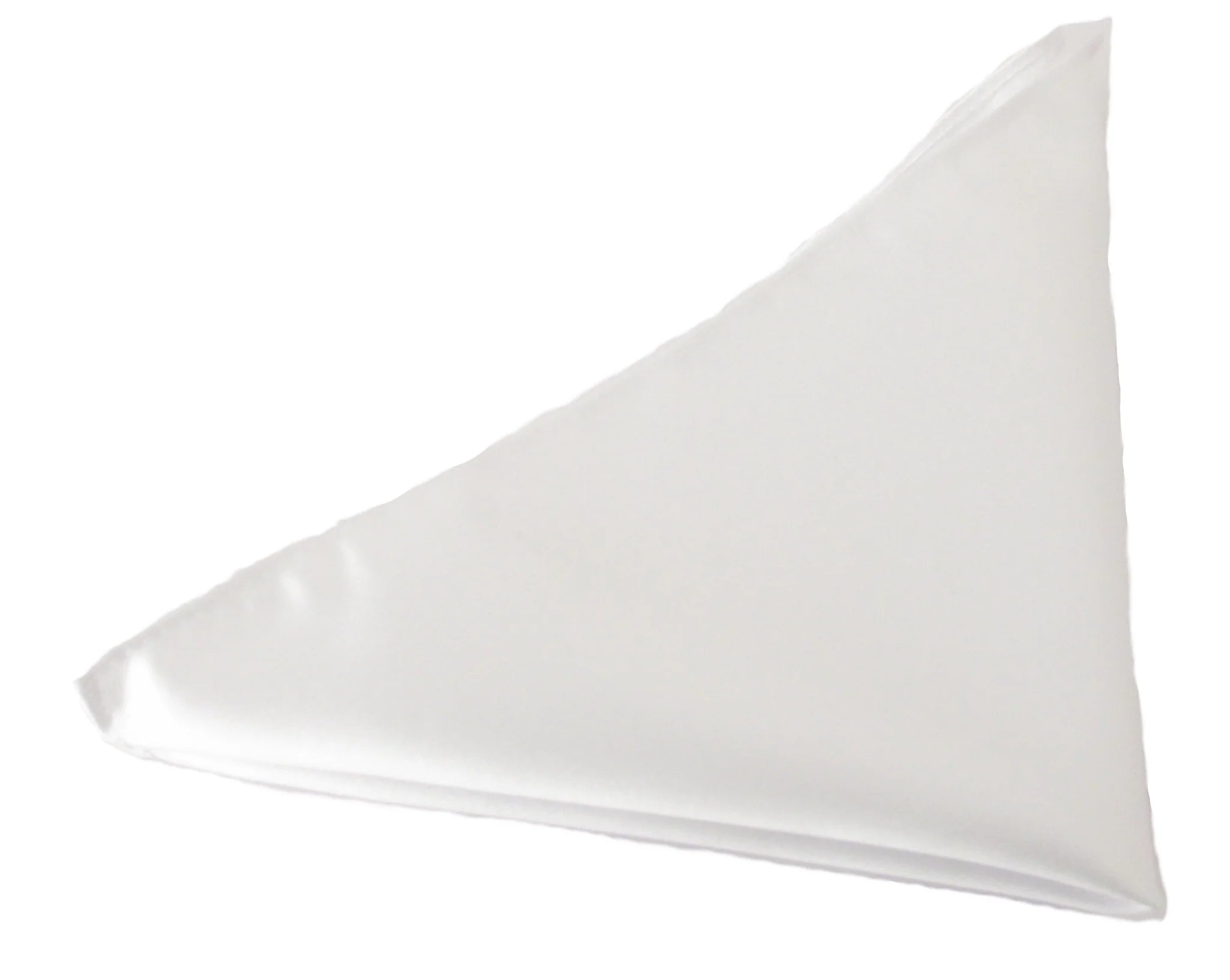 Van Buck White Pocket Square (For DJ Weddings)