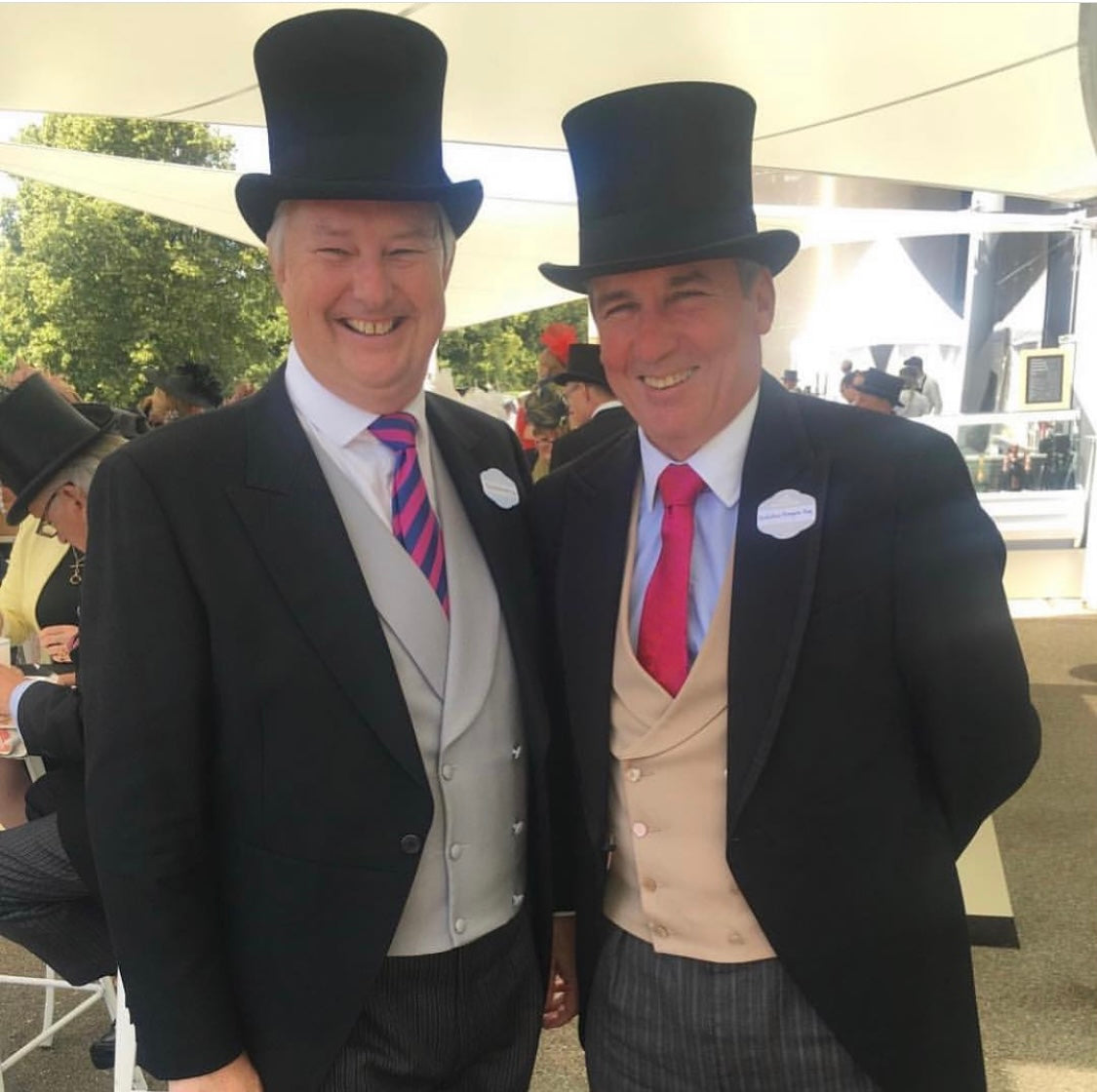 Traditional tails Hire 3pc (herringbone only) with black hat/grey