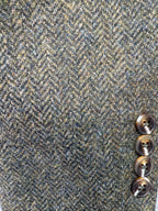 Herringbone Tweed Green Waistcoat