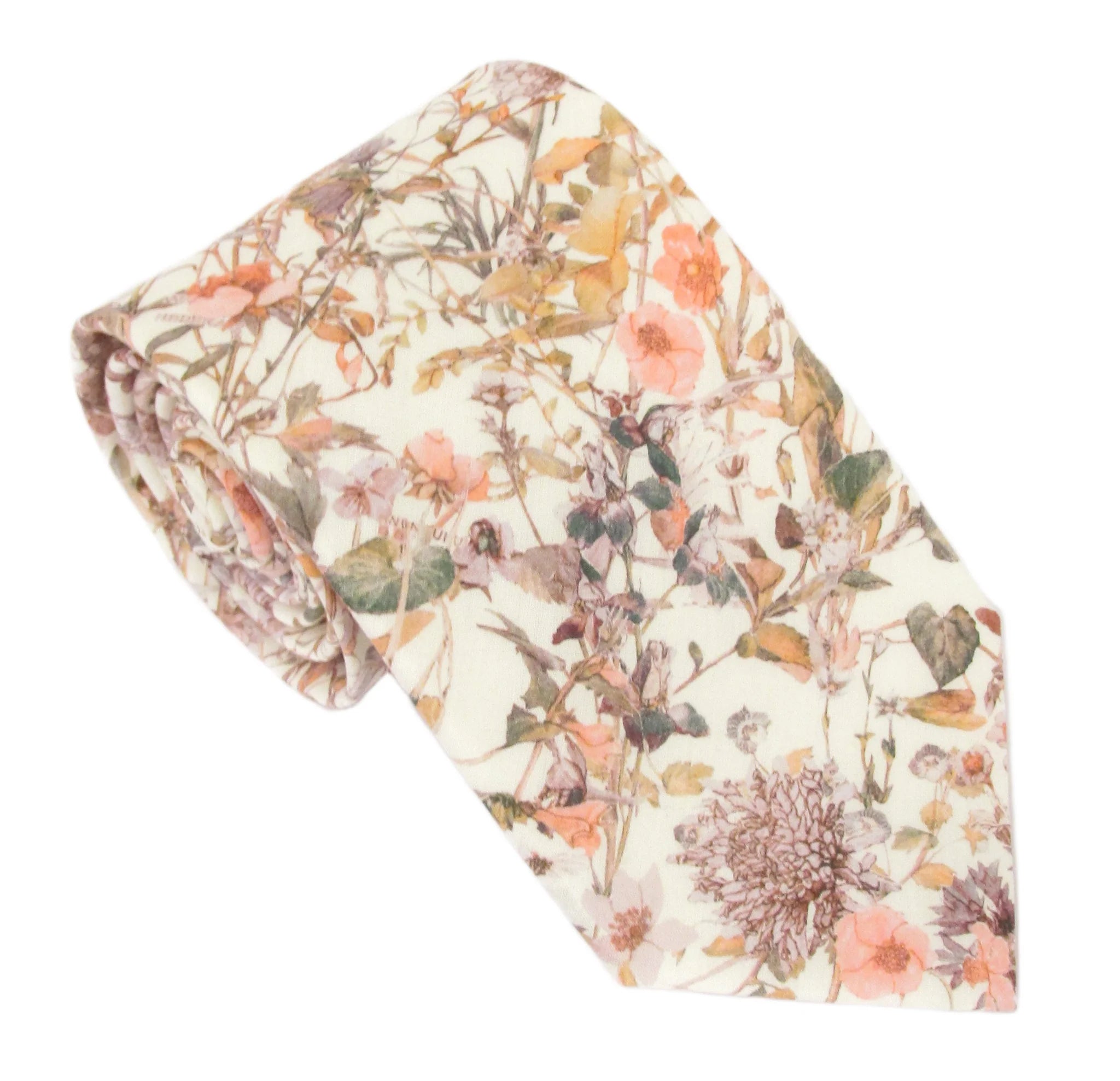 Van Buck Made With Liberty - Wild Flowers (Pink) Tie & Square