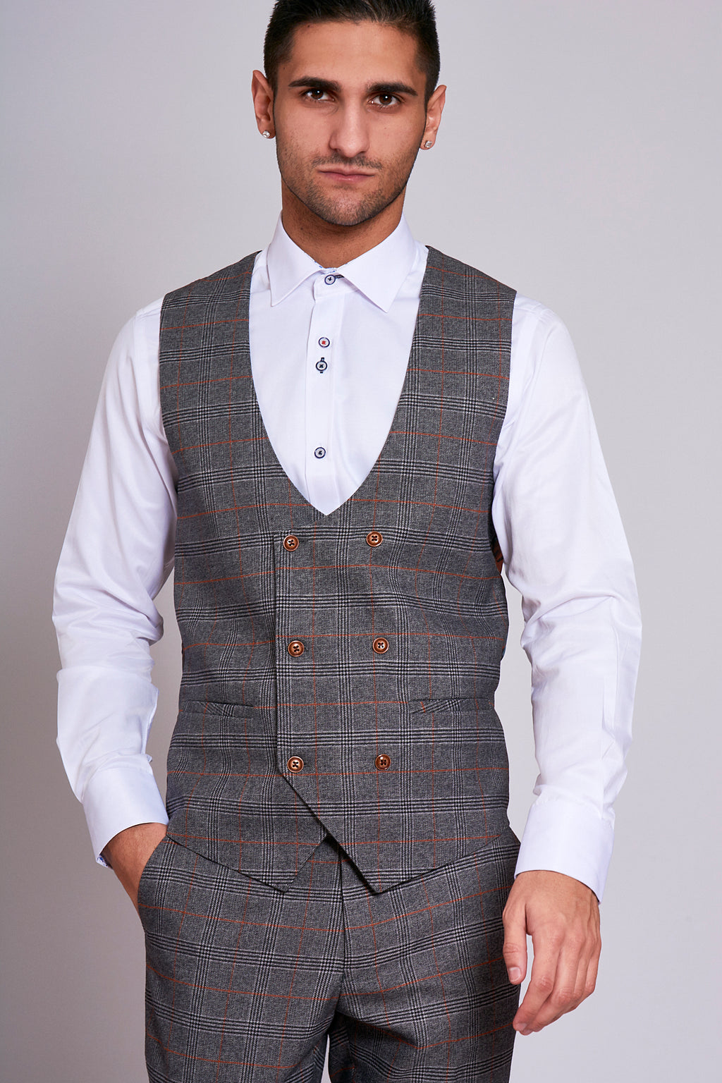 Bromley Navy Waistcoat