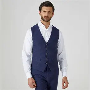 Jude Herringbone Tweed Waistcoat