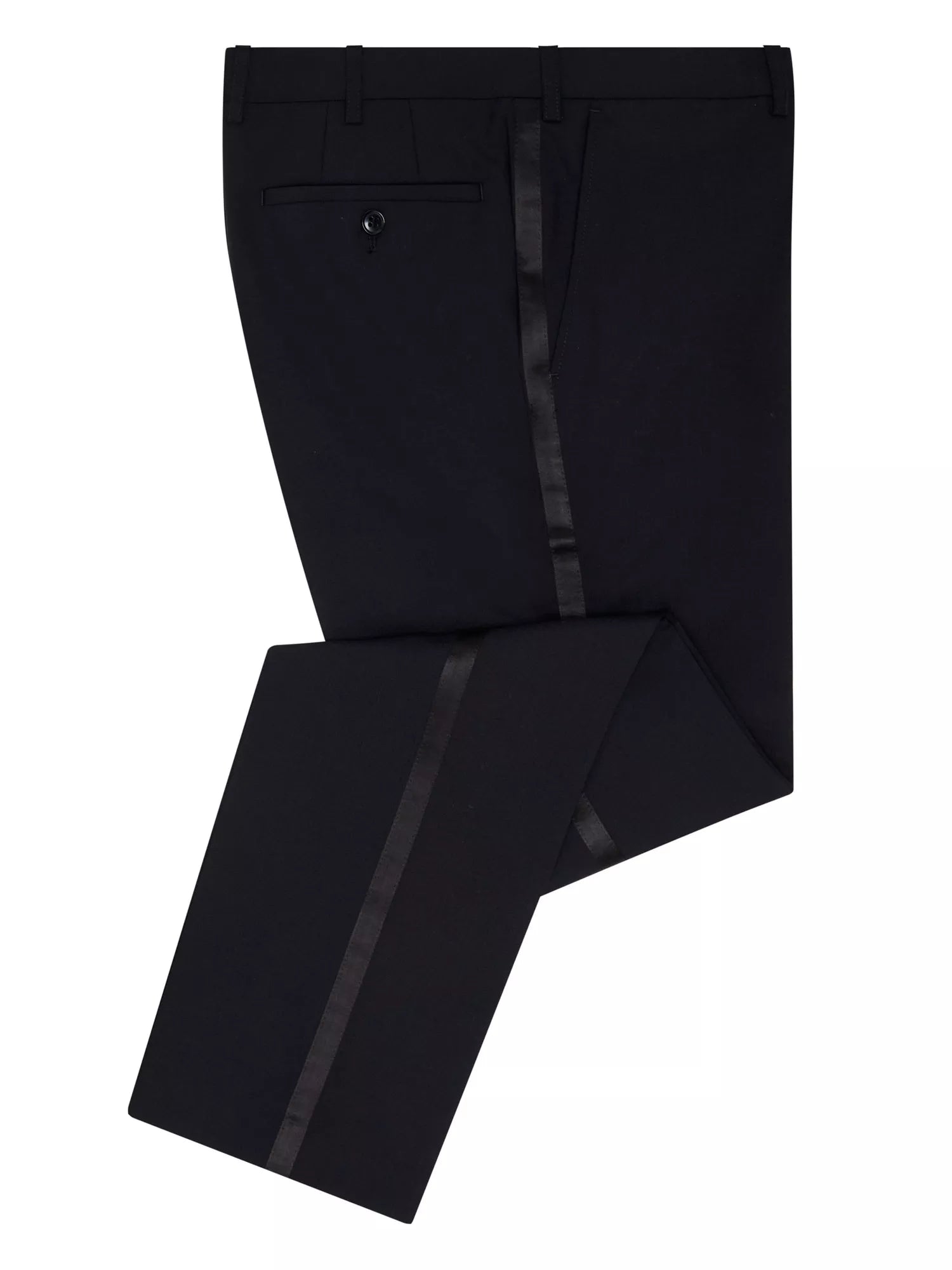 Black Tie Dinner Trousers with Wide Tape