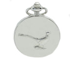 David Aster Pheasant Embossed Quartz Full Hunter Pocket Watch