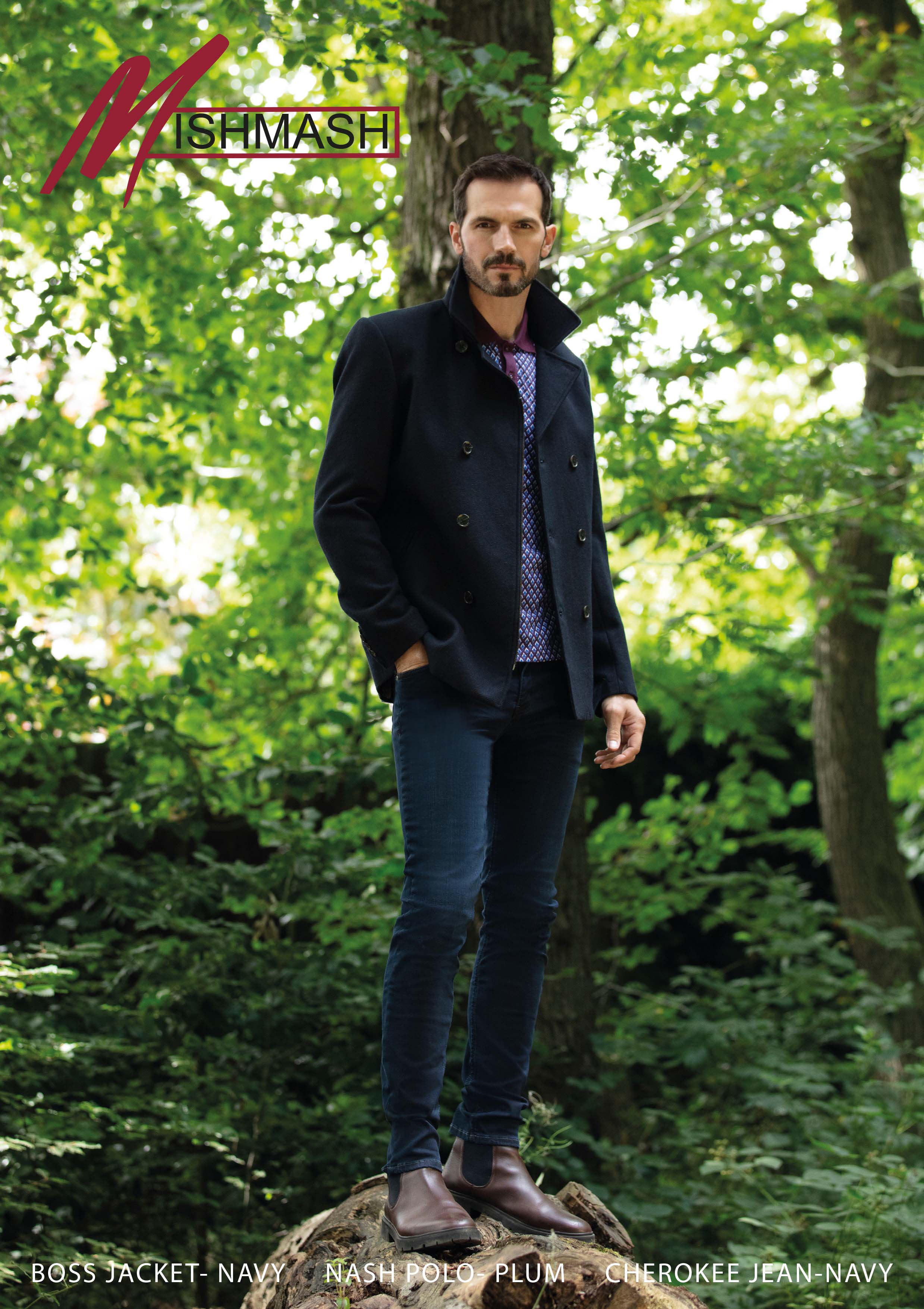Boss Navy Coat