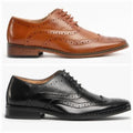 Boys dark brown shoes B014B