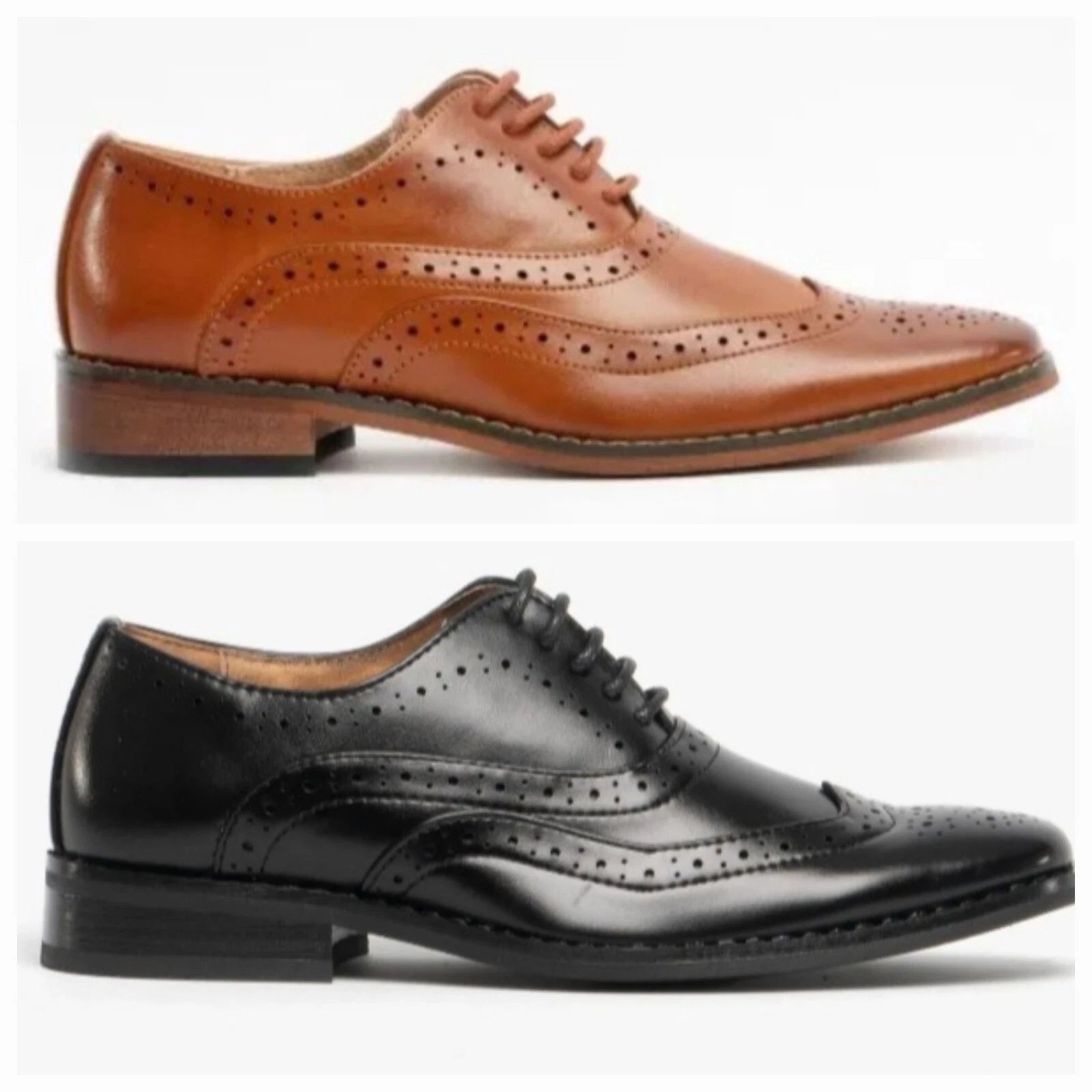 Boys dark brown shoes B014B