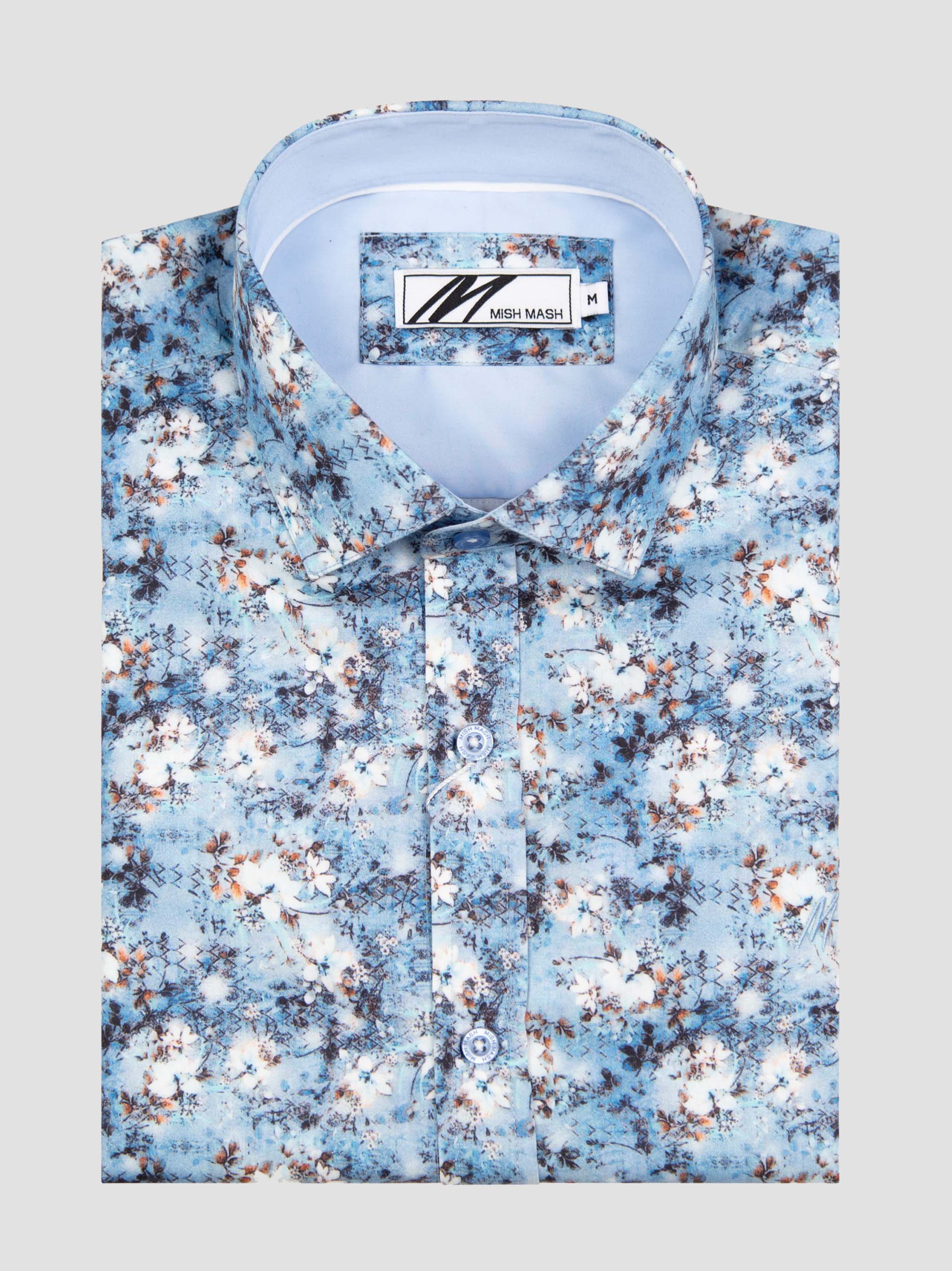 Mish Mash - Breach Sky Blue Short Sleeve Shirt