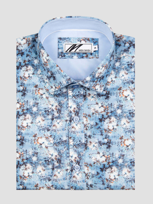 Mish Mash - Breach Sky Blue Short Sleeve Shirt