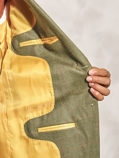 Brook Taverner - Helsinki Check Tweed Jacket