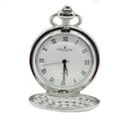 David Aster Stag Embossed Quartz Full Hunter Pocket Watch