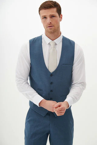 Finley Teal Blue Waistcoat