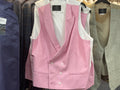Double breasted Pink Waistcoat