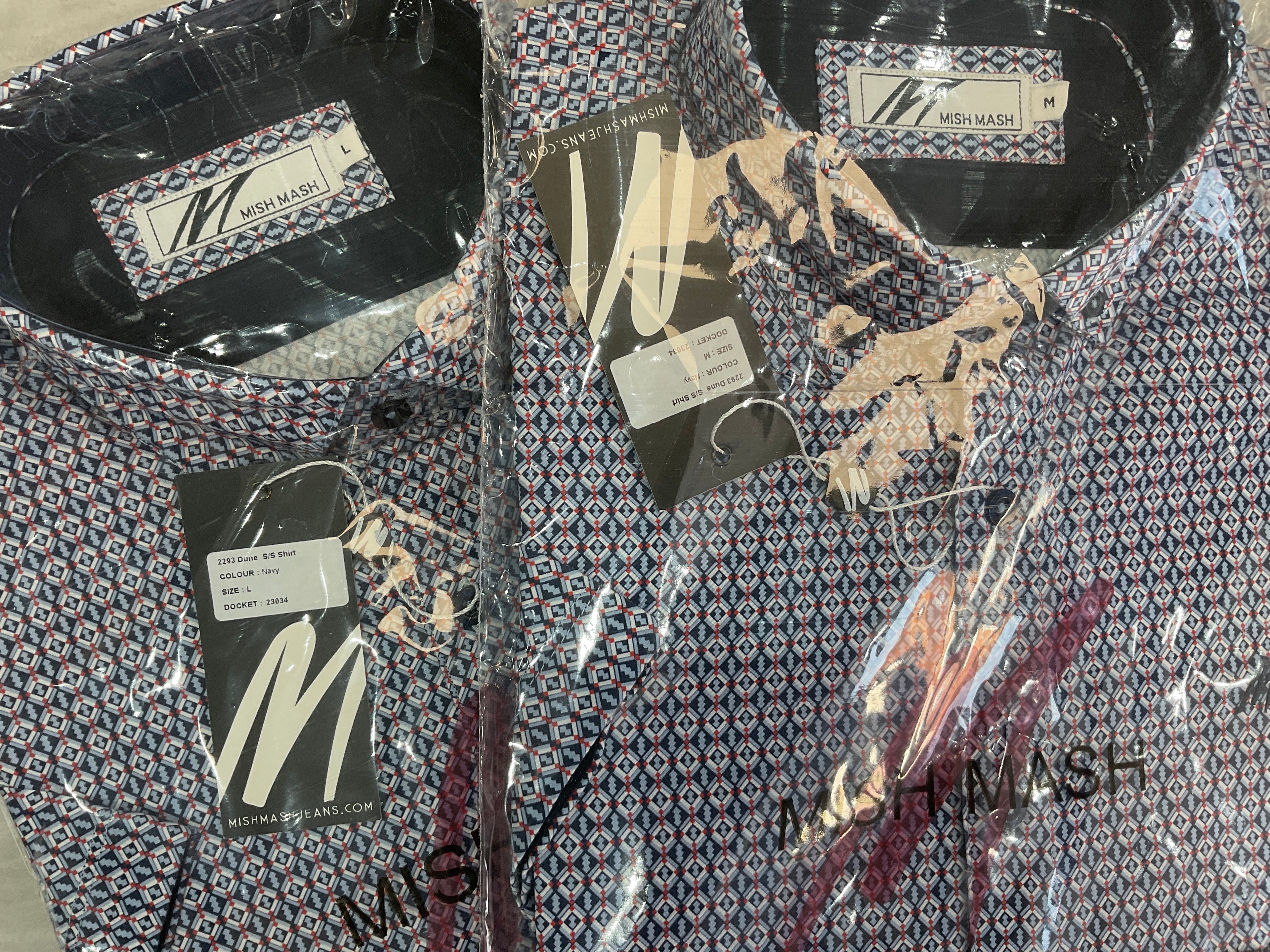 Blue Diamond print shirt