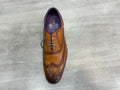 Eves and Gray Brogue Shoe