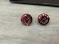 Red large watch cufflinks